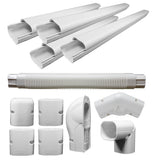 Pioneer Decorative PVC Line Cover Kit for Mini Split Air Conditioners & Heat Pumps