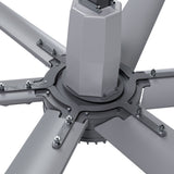 MRCOOL 24 Foot Diameter Commercial Fan - 6 Blades - 240V 60Hz 1 Phase - Gray