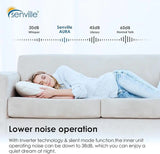Senville AURA 36,000 (18K + 18K) BTU 23 SEER2 Ceiling Cassette 2 Zone Ductless Mini Split - Energy Star - 230V