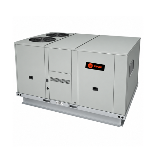 Trane 7.5 Ton 86,000 BTU Commercial Gas/Electric Packaged Unit | 14.6 IEER | R-454B | 208/230V 3-Phase | Foundation Series | Single Stage