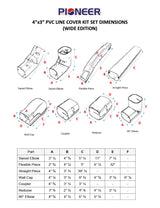 Pioneer Decorative PVC Line Cover Kit for Mini Split Air Conditioners & Heat Pumps