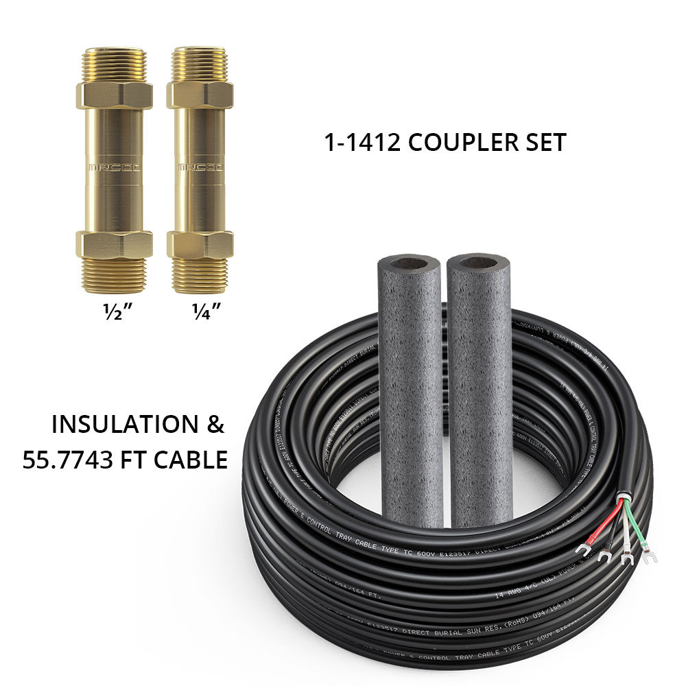 MRCOOL DIY 4th/5th Gen DIY COUPLER with 75ft DIY Pro Cable for 6k, 9k, 12k, 18k