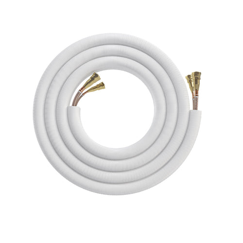 25ft 1/4 x 1/2 Lineset for DIY 18K Indoor w/ DIY Pro Cable - R454B