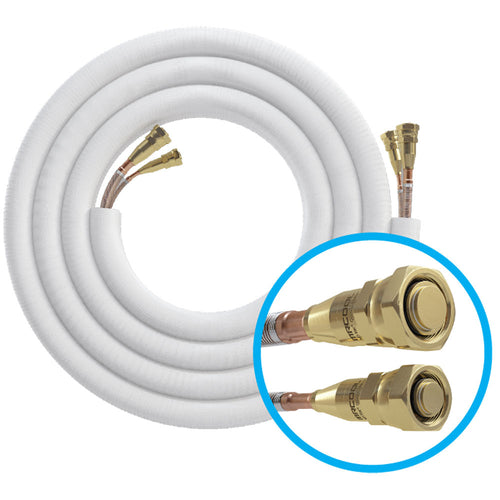 16ft 1/4 x 1/2 Lineset for DIY 18K Indoor - R454B