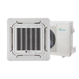Senville 9,000 BTU 22.6 SEER2 Square Ceiling Cassette Air Conditioner - Heat Pump - 230V