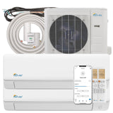 Senville AURA 27,000 BTU (12K + 12K) 23 SEER2 Dual Zone Mini Split Air Conditioner - 230V