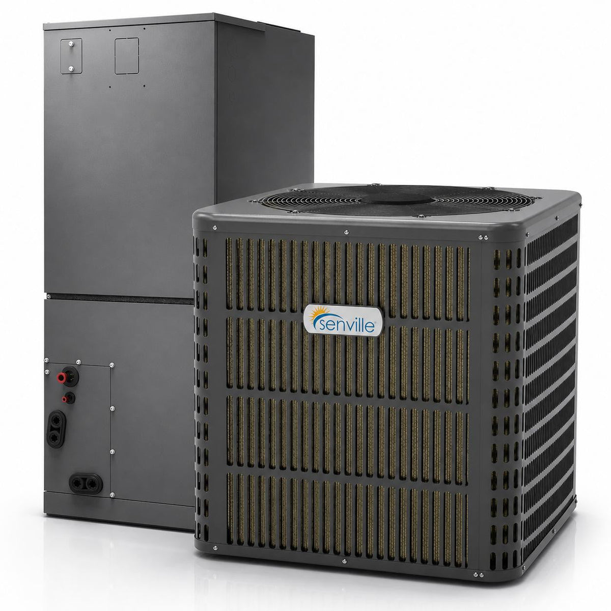 Senville 3 Ton 18.6 SEER2 Central AC Unit Heat Pump - Top Discharge - R-32 - 230V
