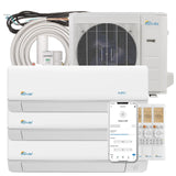 Senville AURA 36,000 BTU (9K + 9K + 18K) 23 SEER2 3 Zone Mini Split Air Conditioner - 230V