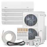 Senville AURA 48,000 BTU (12K +12K + 12K + 12K) 23 SEER2 4 Zone Mini Split Air Conditioner - 230V