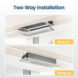 Senville AURA 9,000 BTU 24 SEER2 One-Way Ceiling Cassette Mini Split Heat Pump - 230V